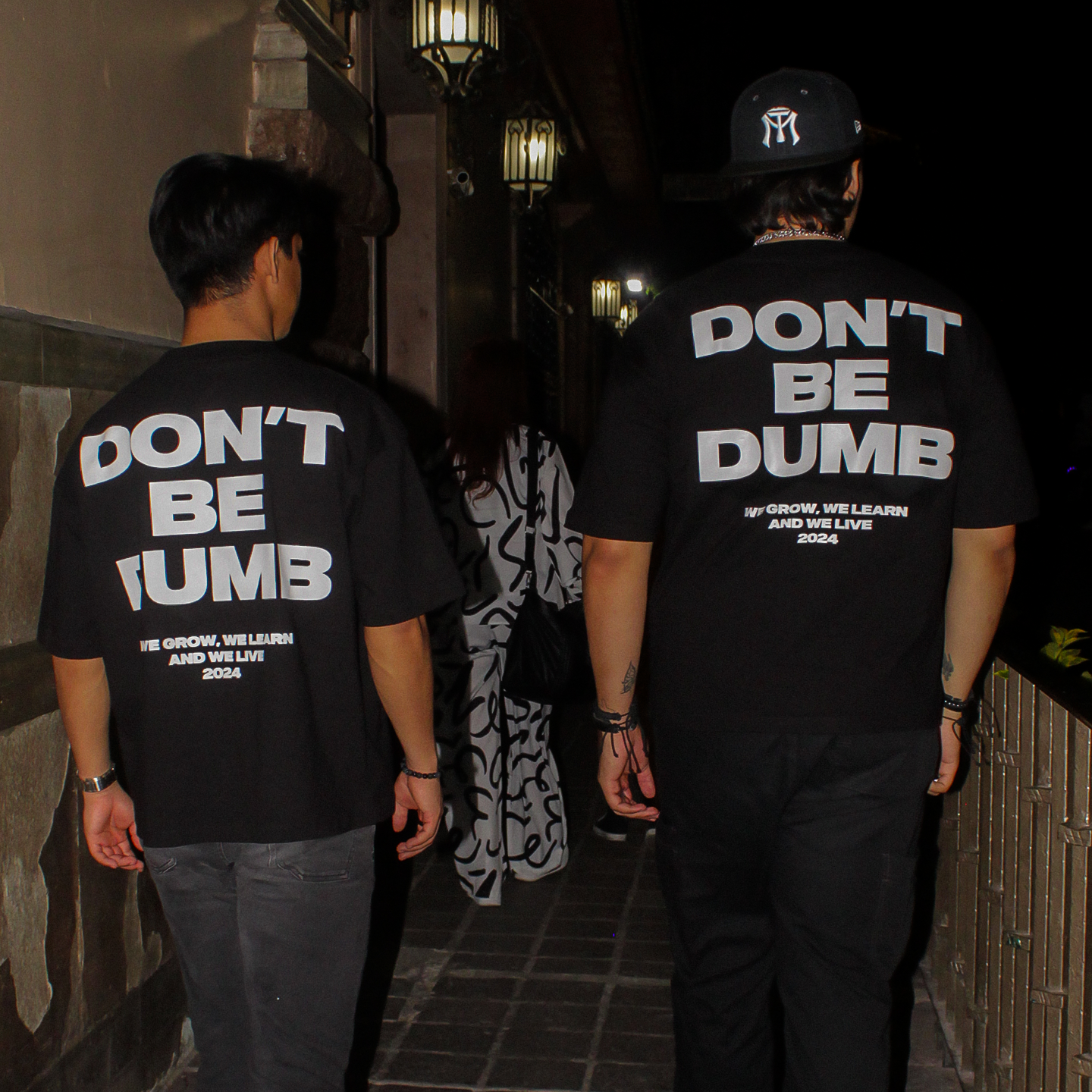 DON'T BE DUMB ✧ OVERSIZED TEE BLACK